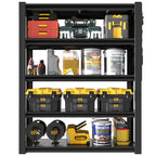 Adjustable Heavy-Duty Metal Shelving Unit – 78"H, 5-Tier