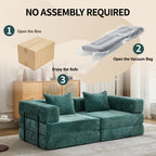Compression Sofa: Convertible Floor Sofa Bed