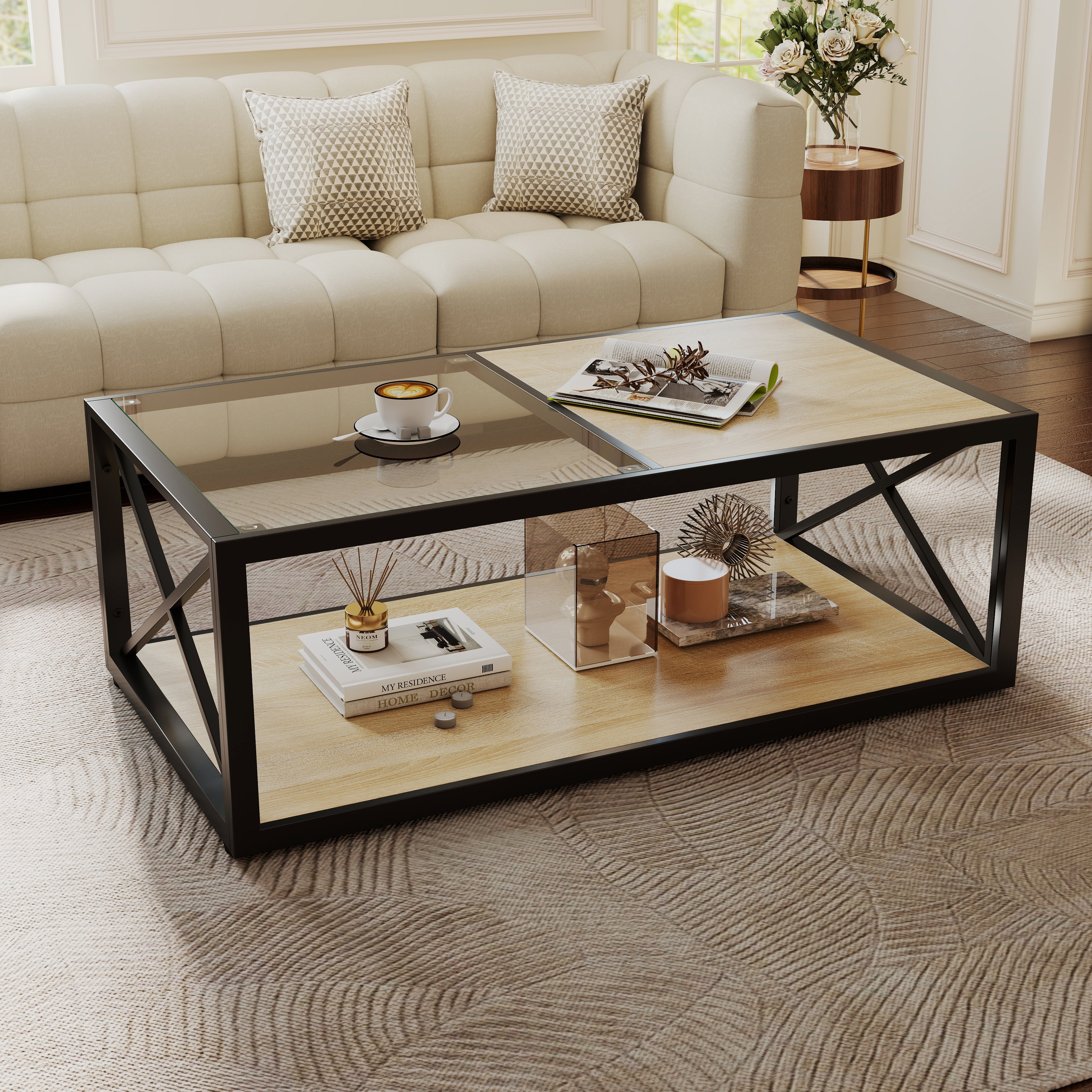 Modern Coffee Table for Bedroom & Living Room