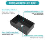 33" Matte Kitchen Sink