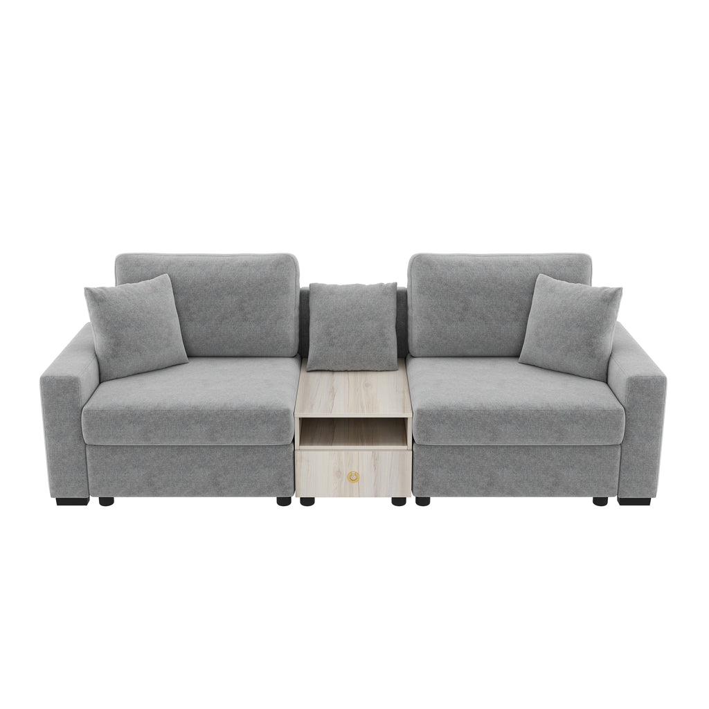 Modern Sofa Couch 95.7" Modular Sofa Upholstered Sofa Couch