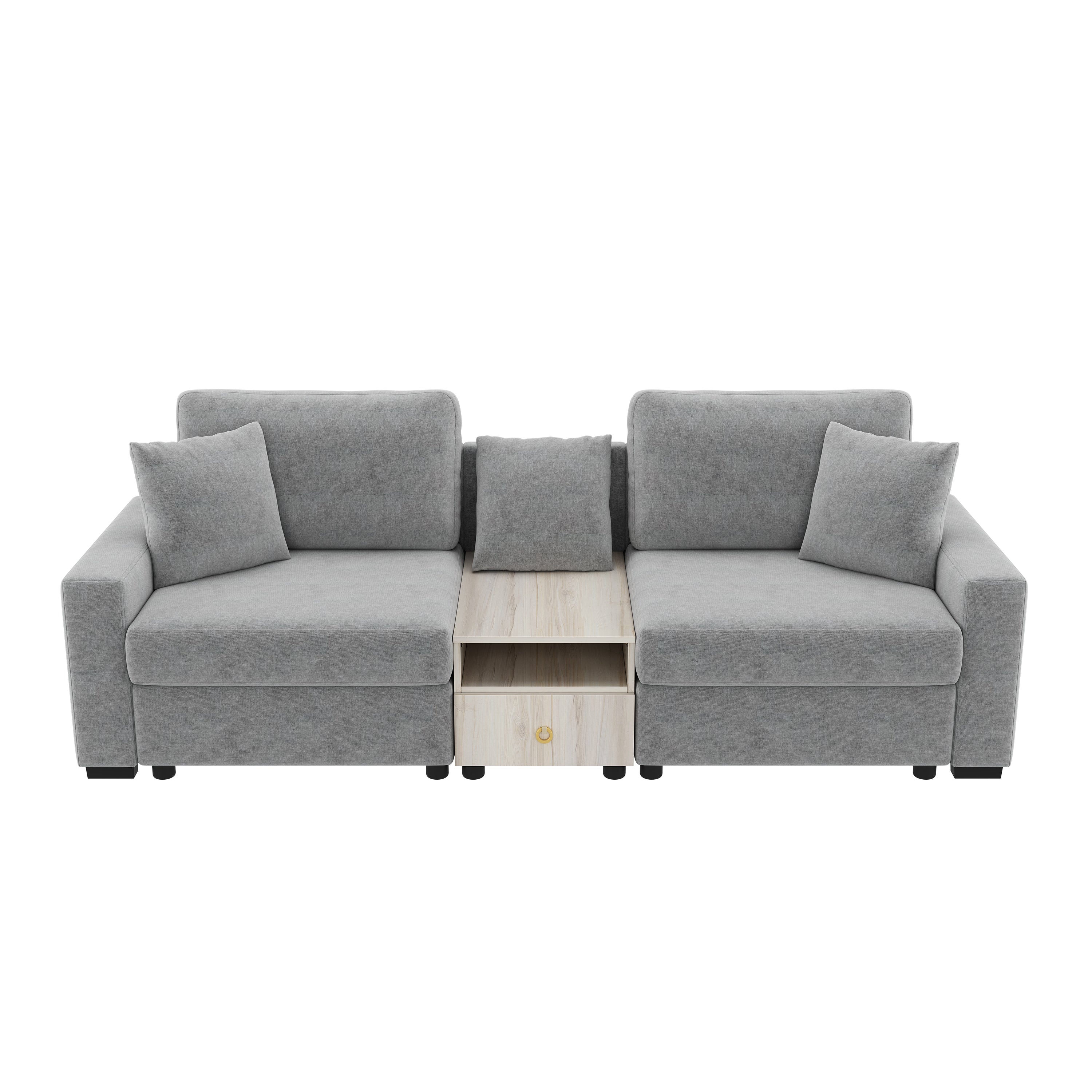 Modern Sofa Couch 95.7" Modular Sofa Upholstered Sofa Couch