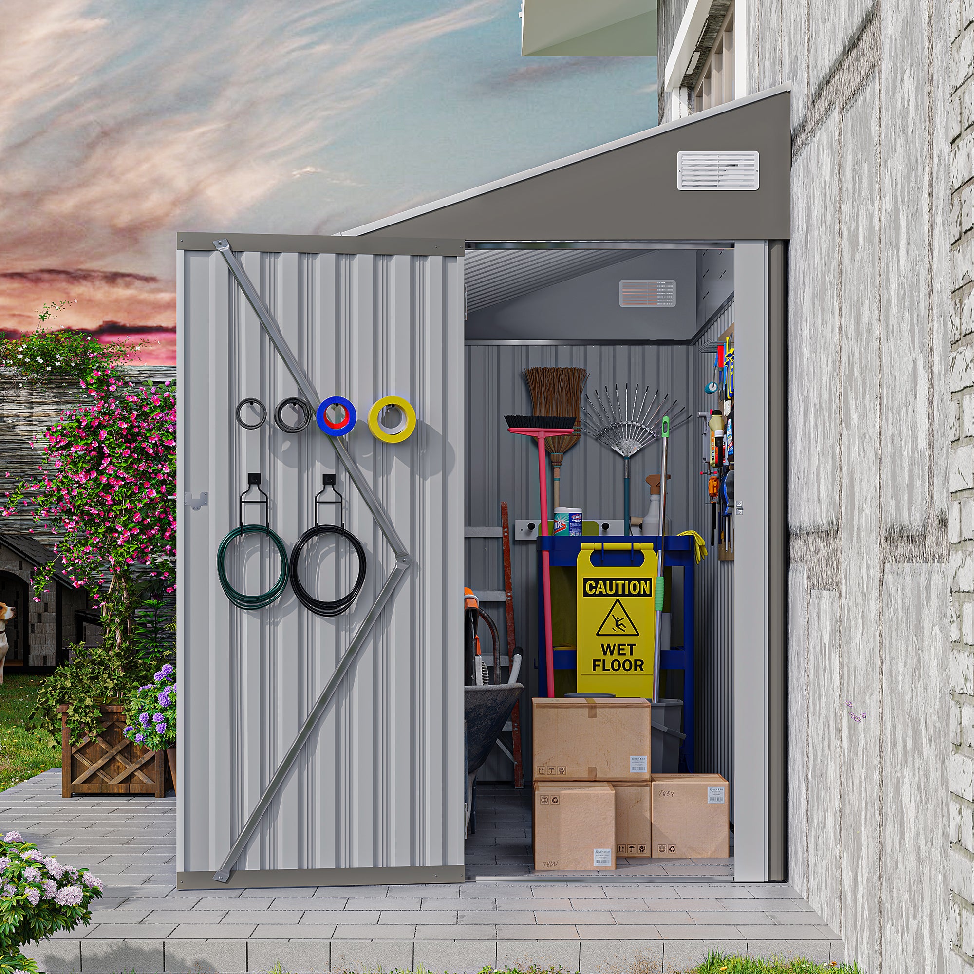 Campcraft Two-Color Storage Shed