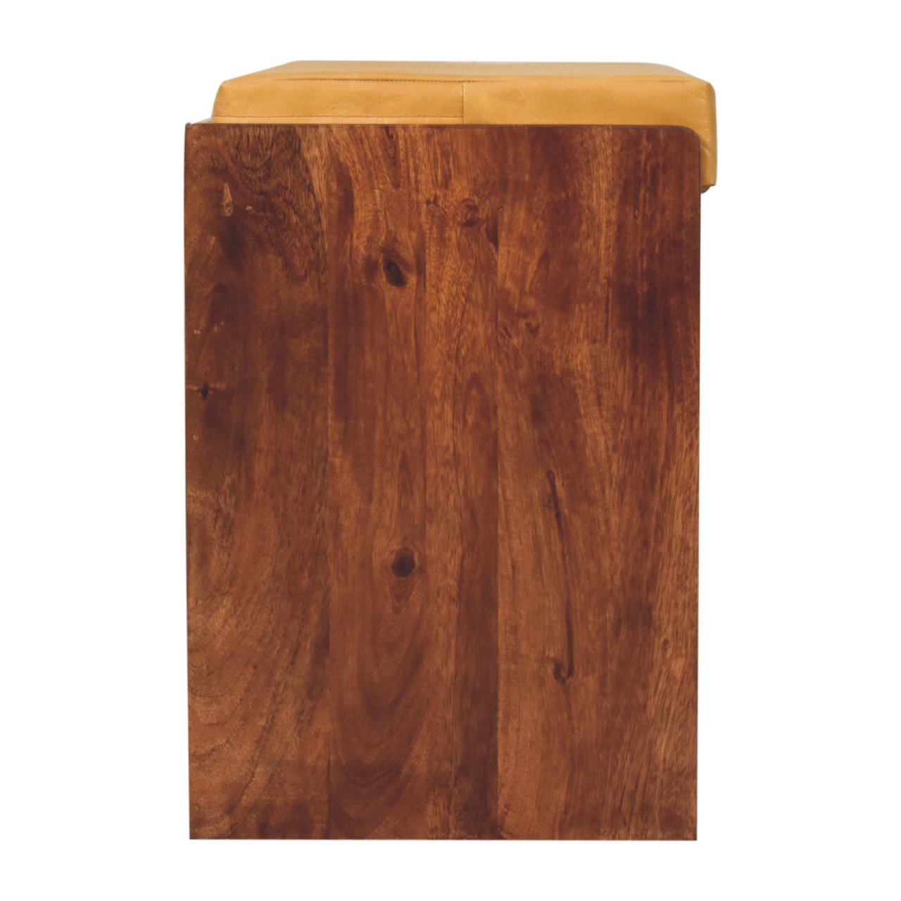 Solid Wood Buffalo Hide Pull Out Honey Storage Cabinet