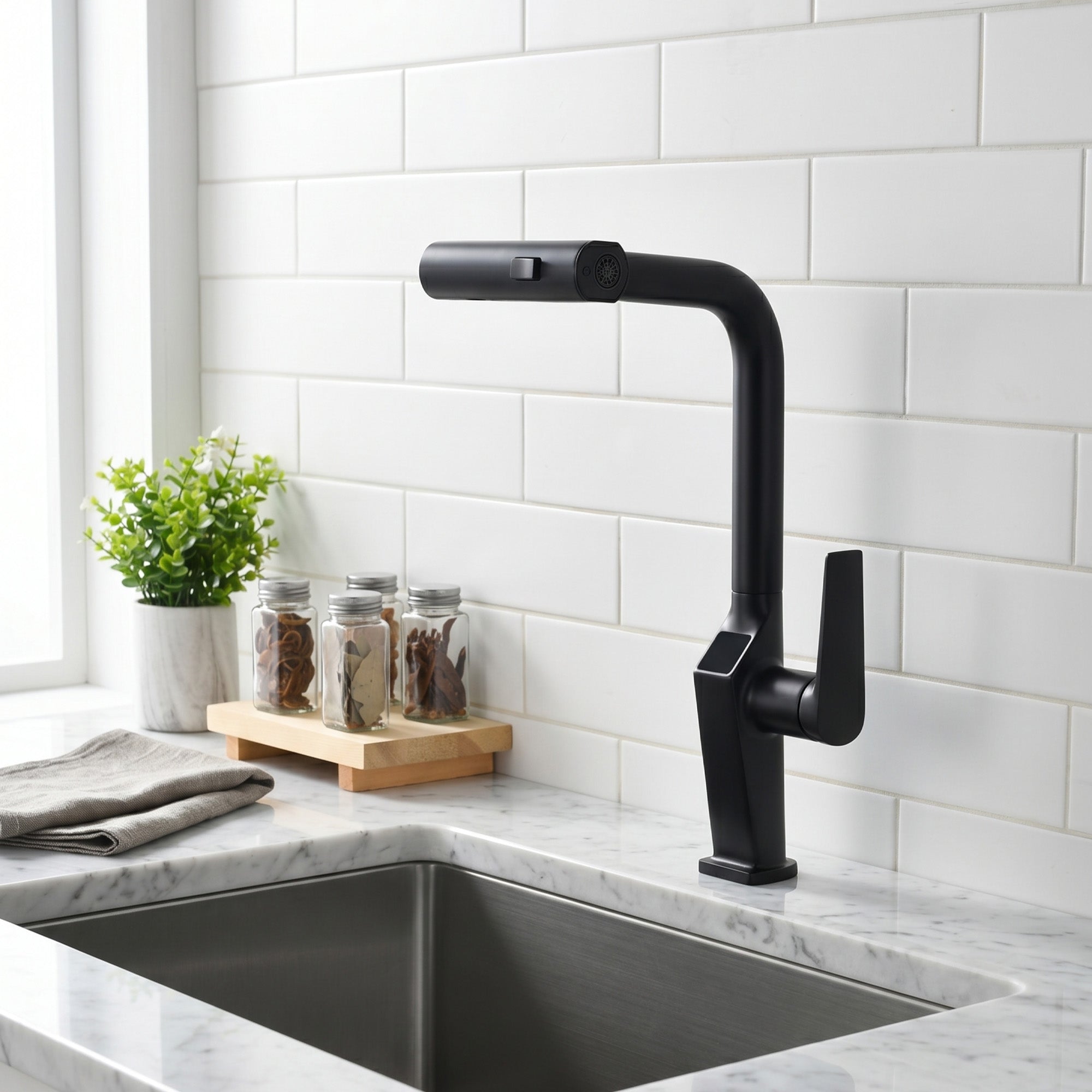 Touchless Matte Kitchen Faucet