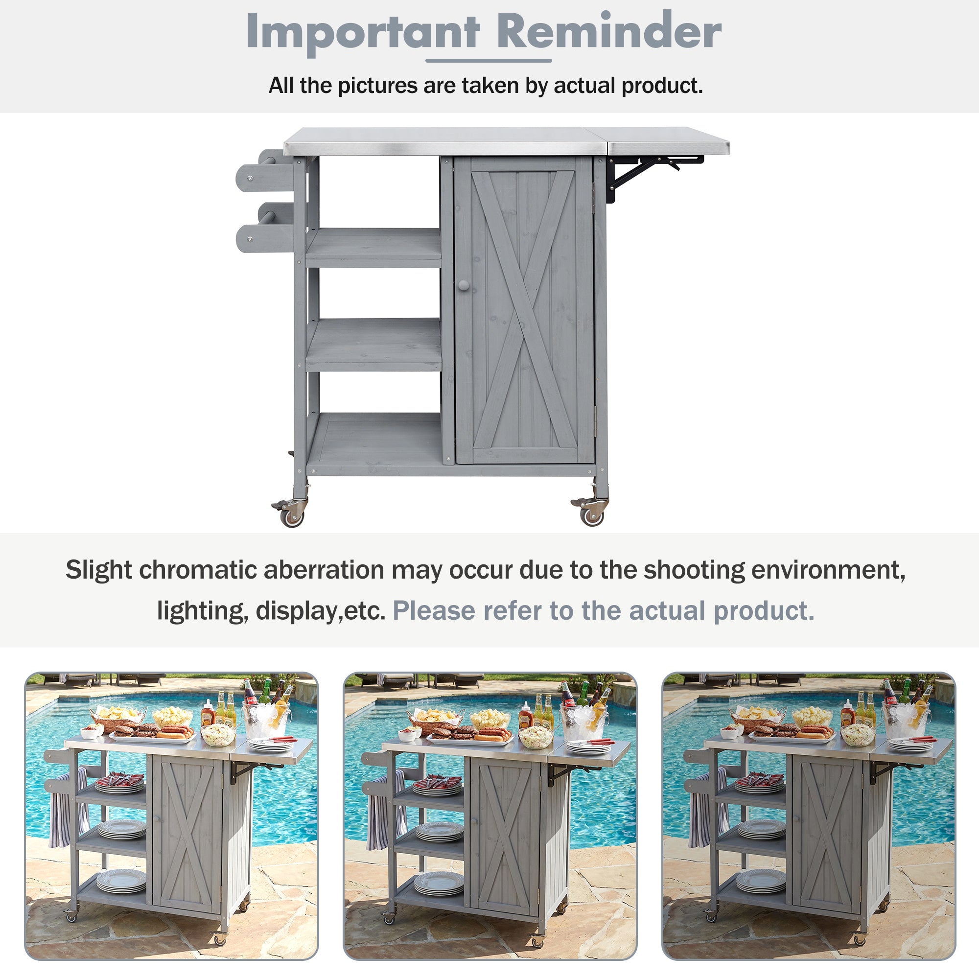 Foldable Outdoor Kitchen Island
