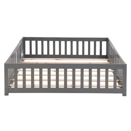 Twin Size Floor Bed with Door