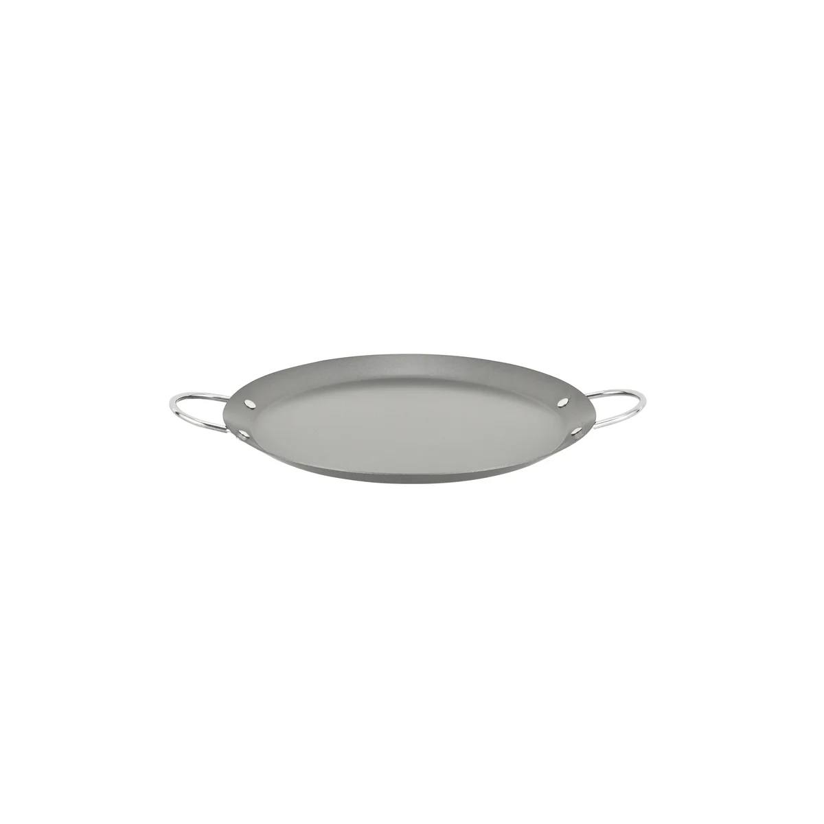 Nonstick Carbon Steel Round Comal with Metal Handles, PFOA Free