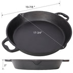 17-Inch Pre-Seasoned Cast Iron Skillet