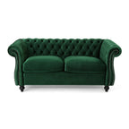 Chesterfield Style Loveseat Sofa