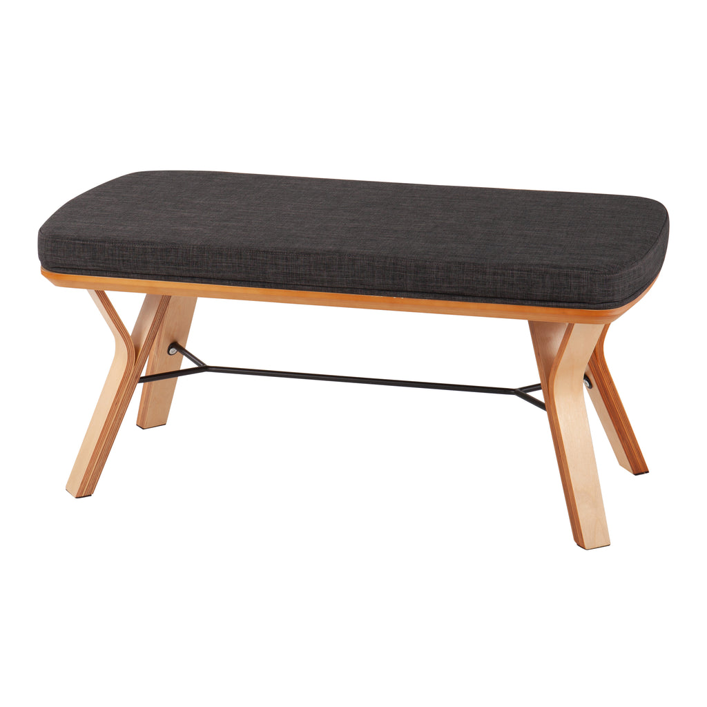 Folia Mid-Century Modern Bench
