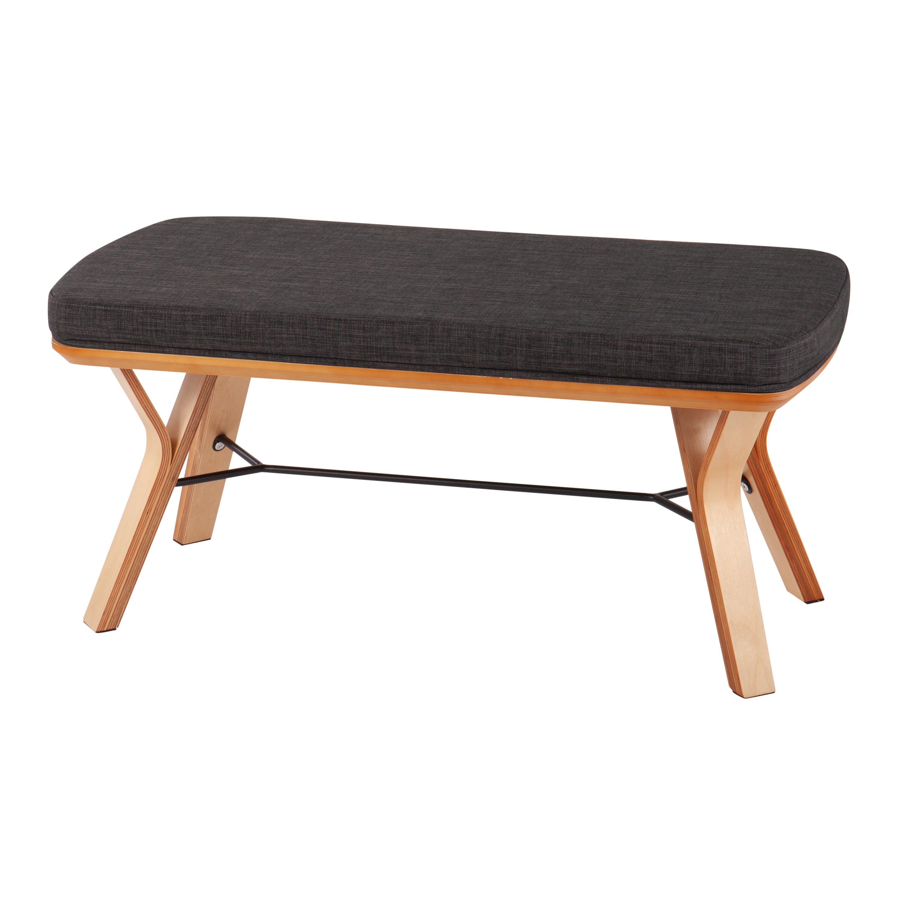Folia Mid-Century Modern Bench