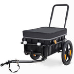 2-in-1 Bike Cargo Trailer Pushcart