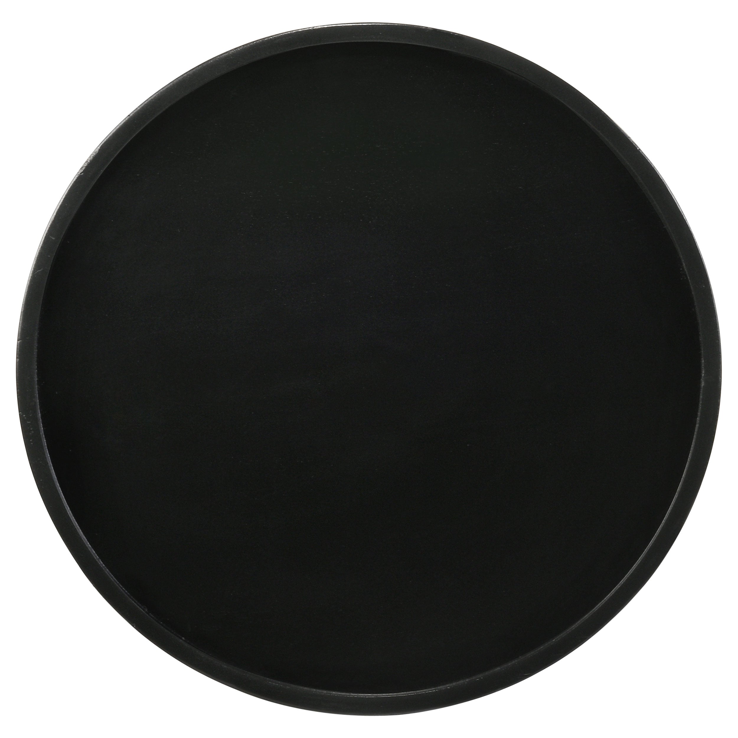 Ixia Round Solid Mango Wood Accent Side Table Black Stain-CoasterEssence