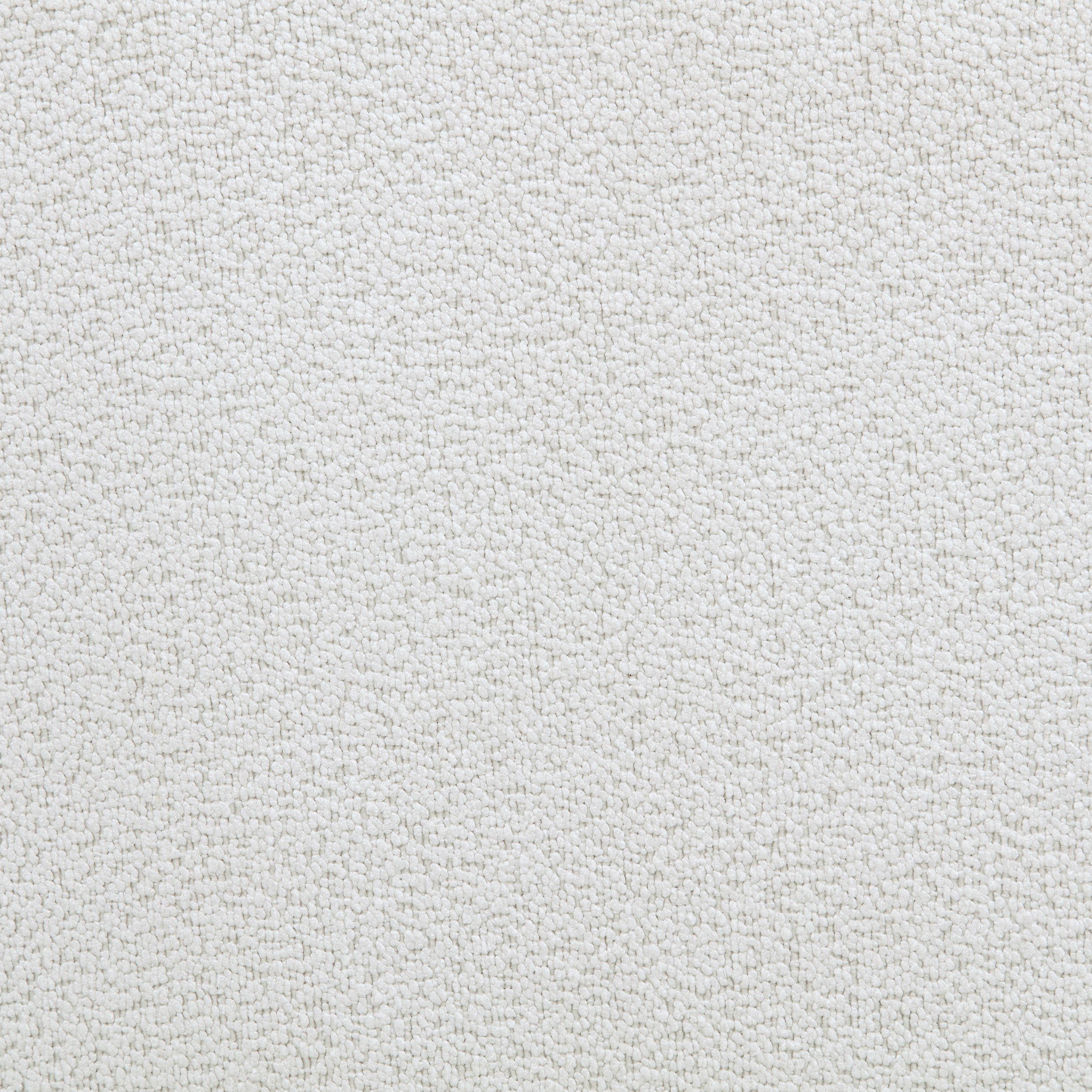 Remuda Boucle Upholstered Round Storage Ottoman Ivory-