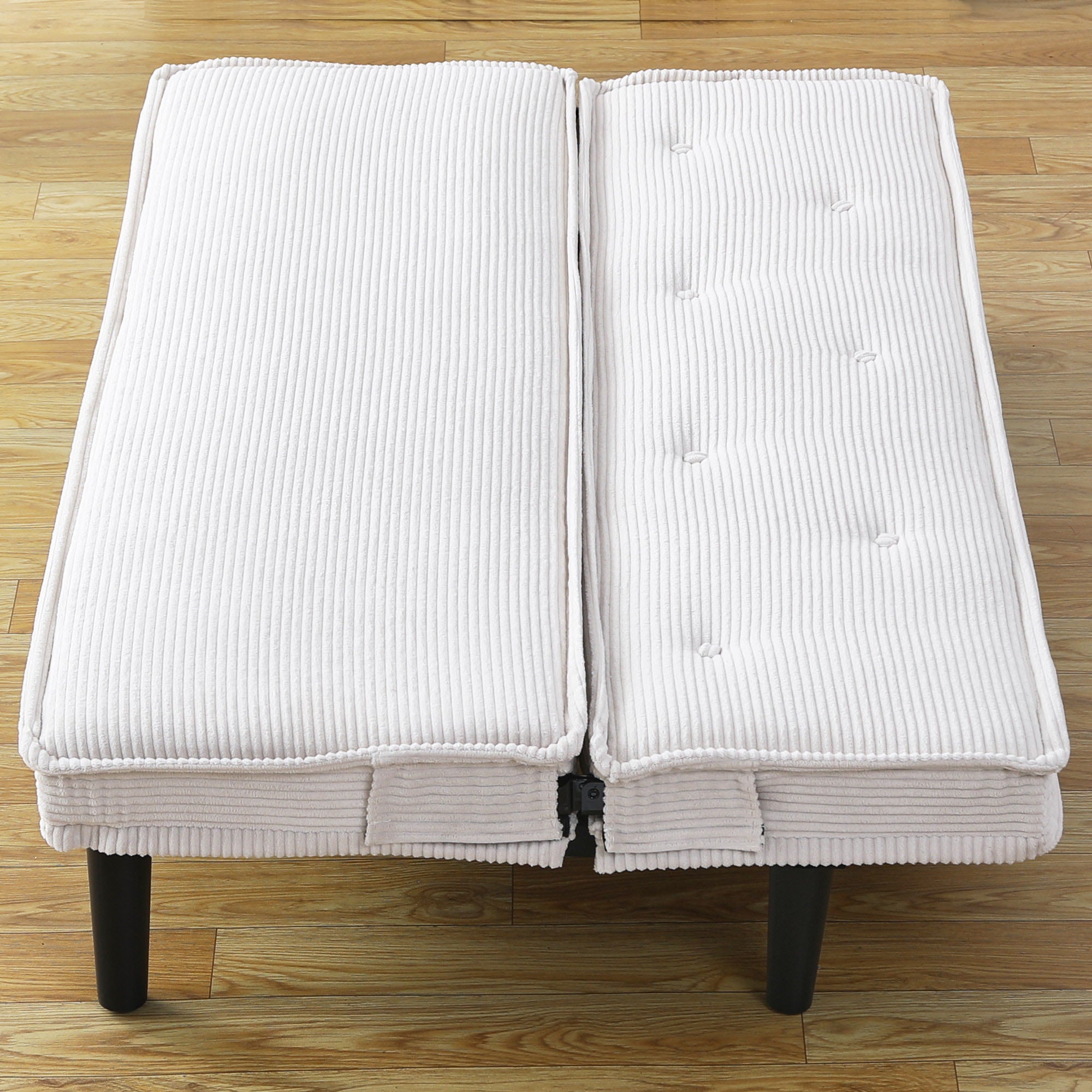 66-Inch Corduroy Sofa Bed