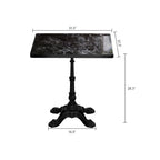 31.5" Square Outdoor Tulip Dining Table