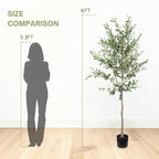 6FT Artificial Olive Tree