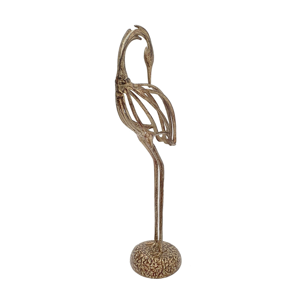 Aluminum Heron Sculpture Bird Statue