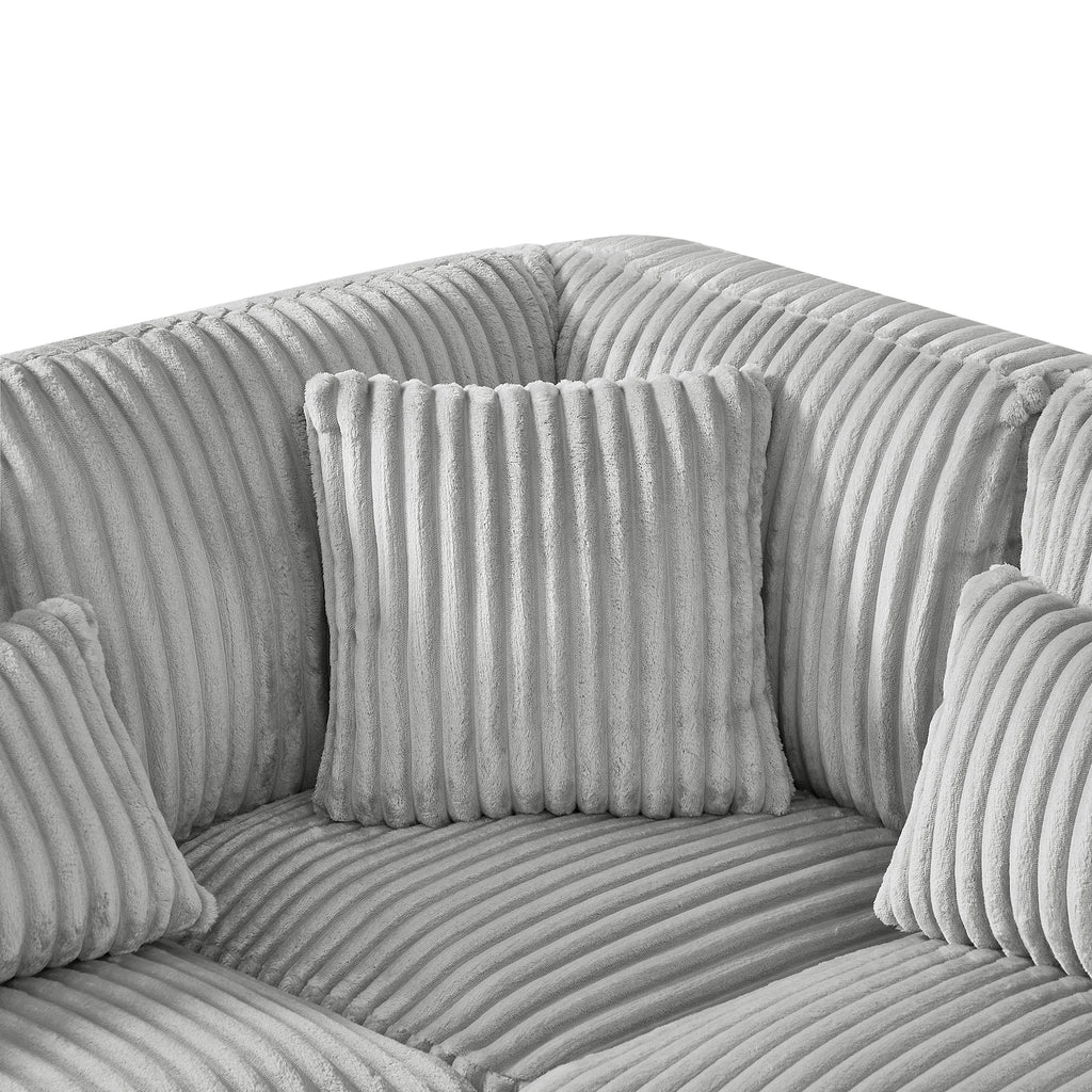 129" Oversized Sectional Sofa U-shaped Couch