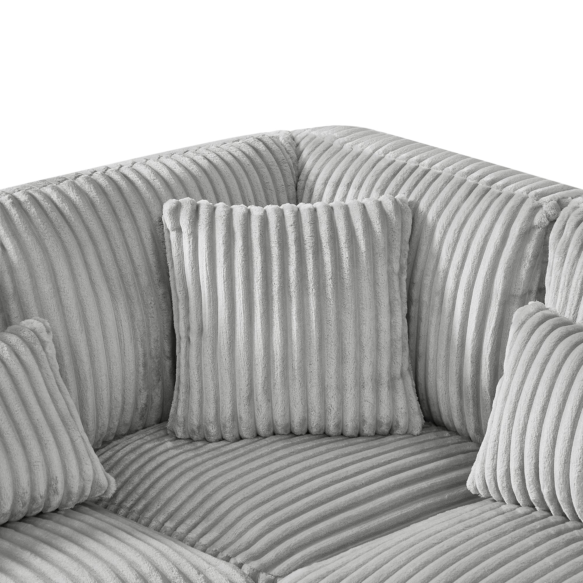 129" Oversized Sectional Sofa U-shaped Couch
