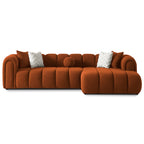 Beatrice Modern Tufted Burnt Sectional