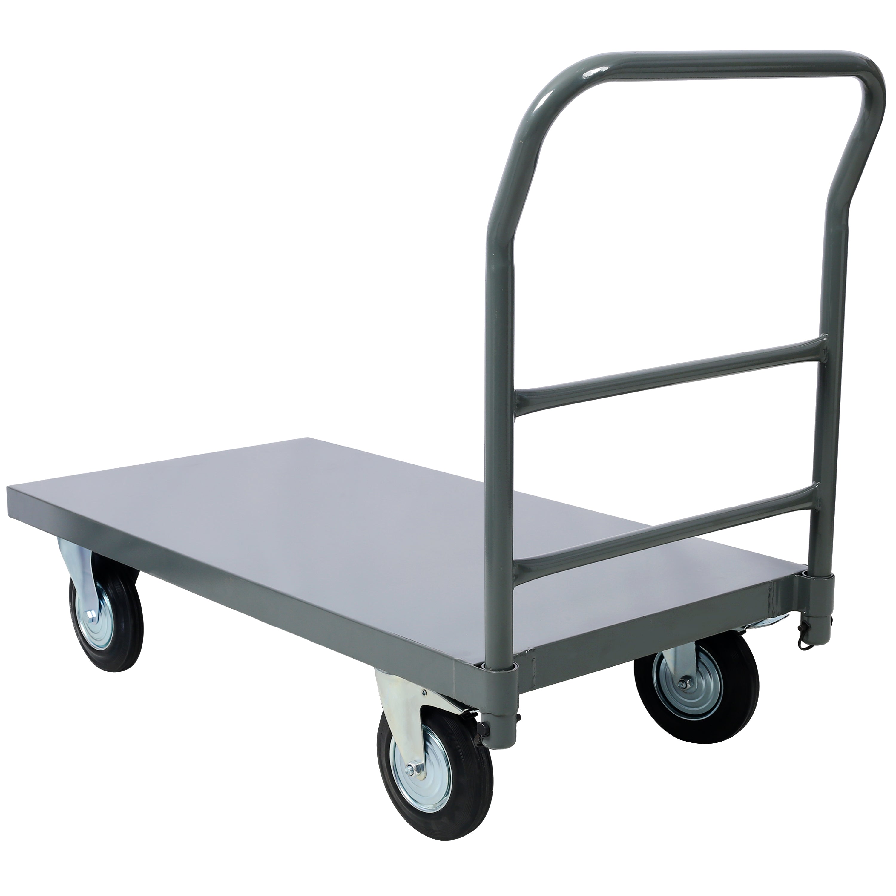 Platform Truck Industrial Flat Dolly Cart with Wheels