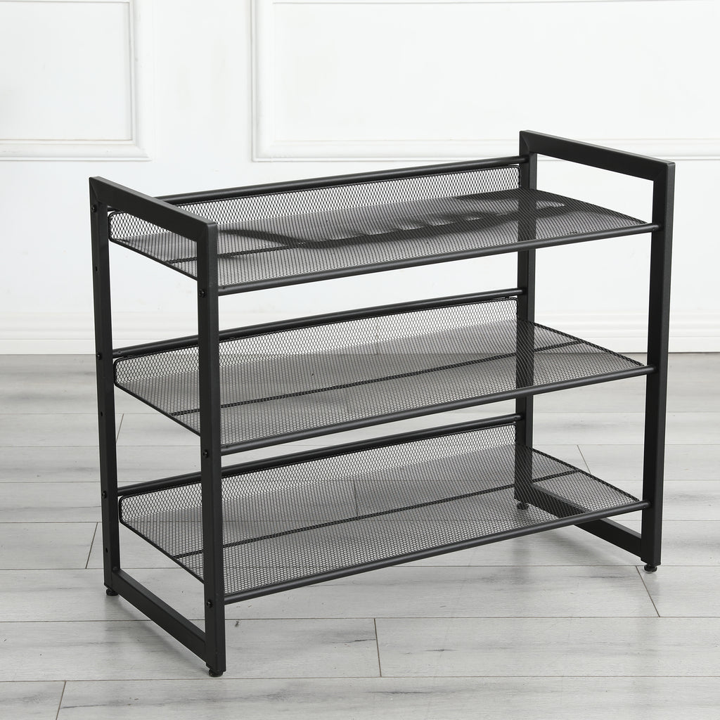 3-Tier Adjustable Shoe Rack
