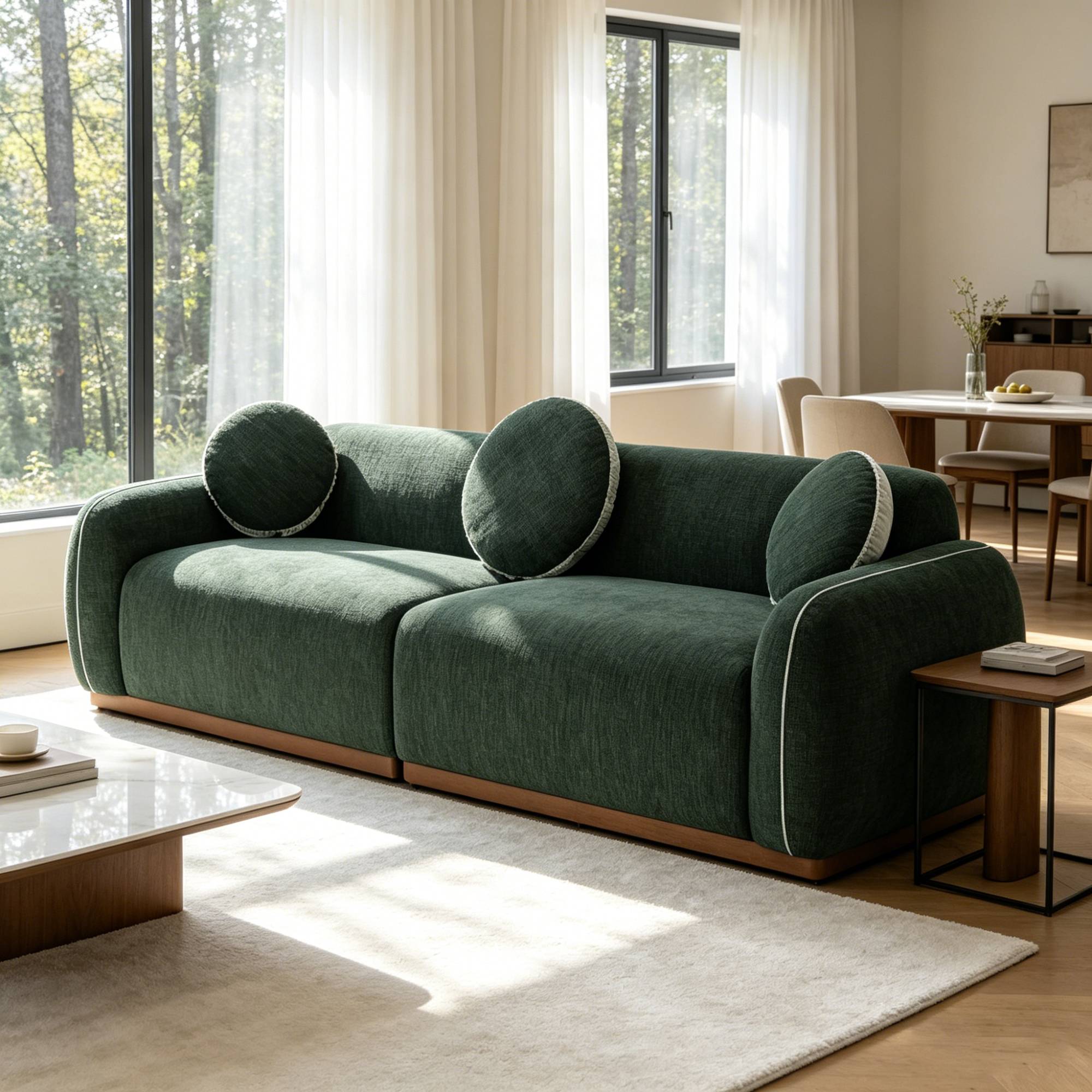 Modern Seater Sofa Ideal for Apartment Lounging & Friend Gatherings