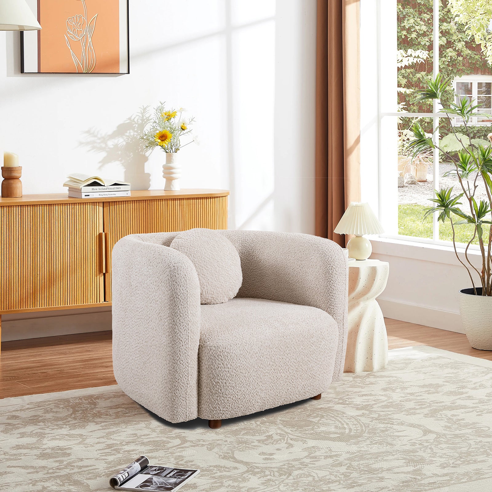 C3-2507 Accent Square Sofa Chair
