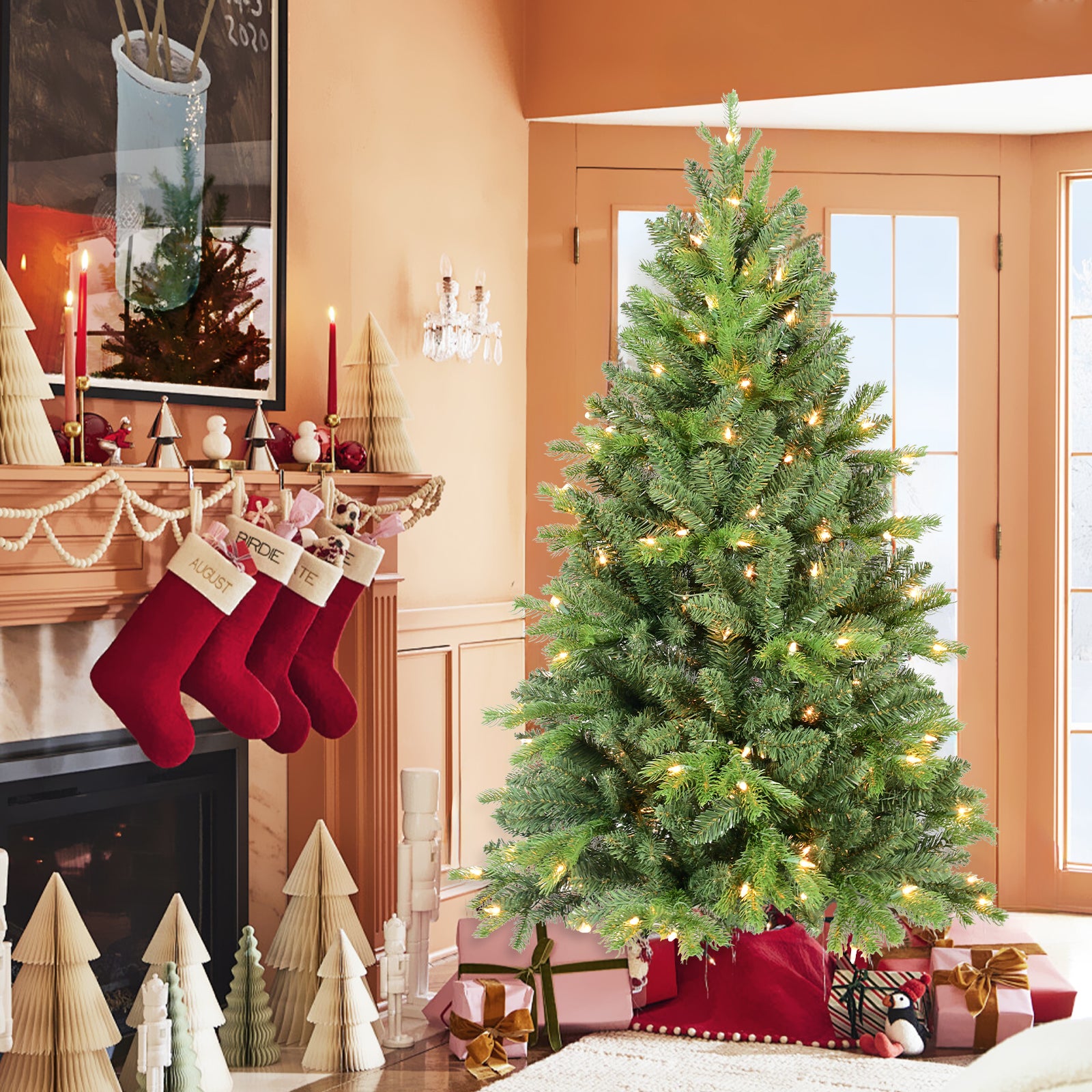 7.5FT Christmas Tree with PE+PVC Tips