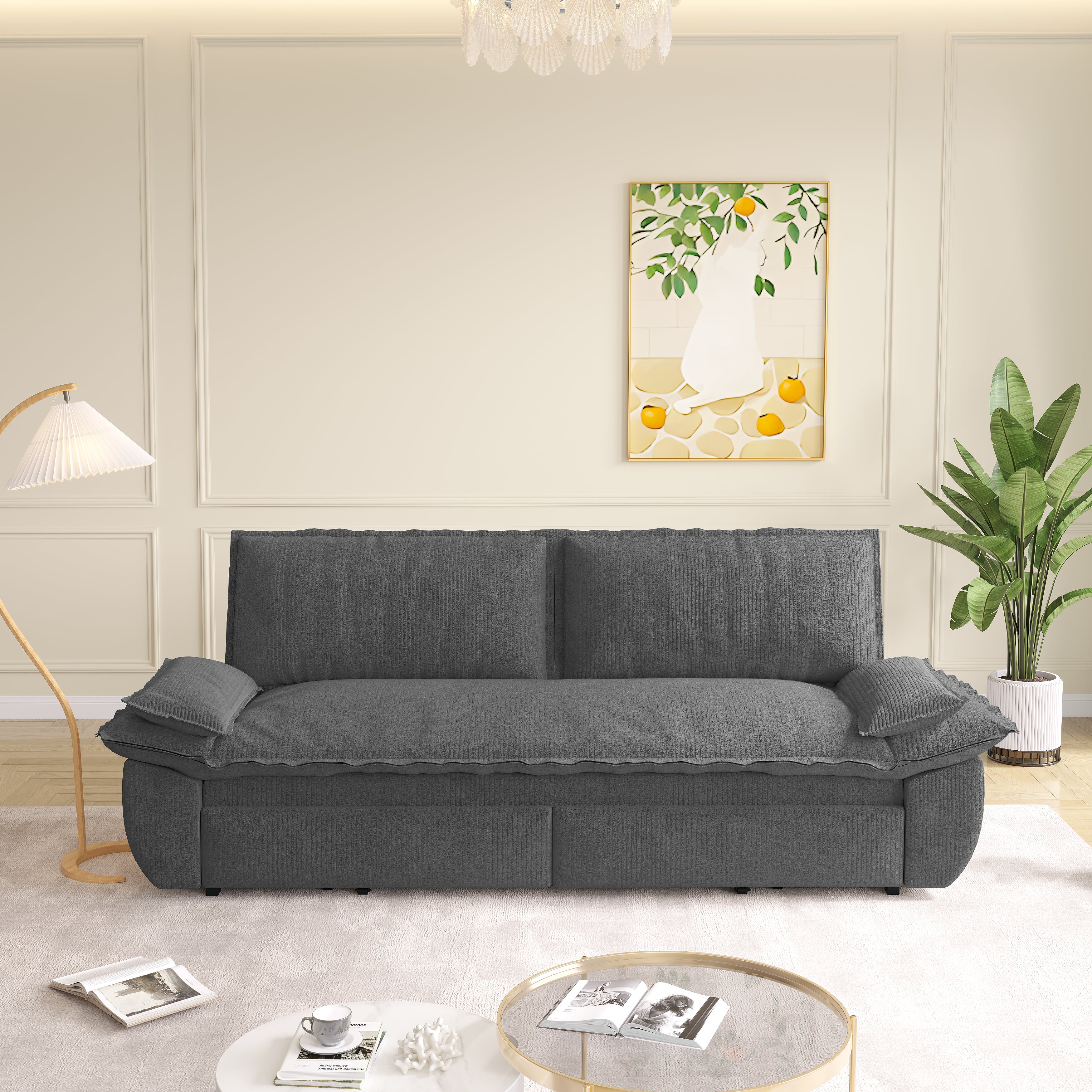 3-in-1 Convertible Sleeper Sofa Bed