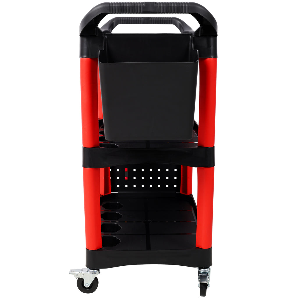 3 Tier Rolling Auto Detail Cart