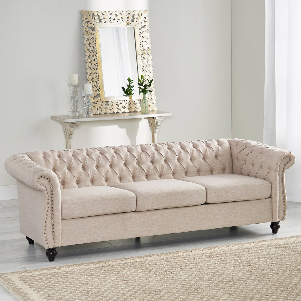 Chesterfield Style 3 Seater Sofa