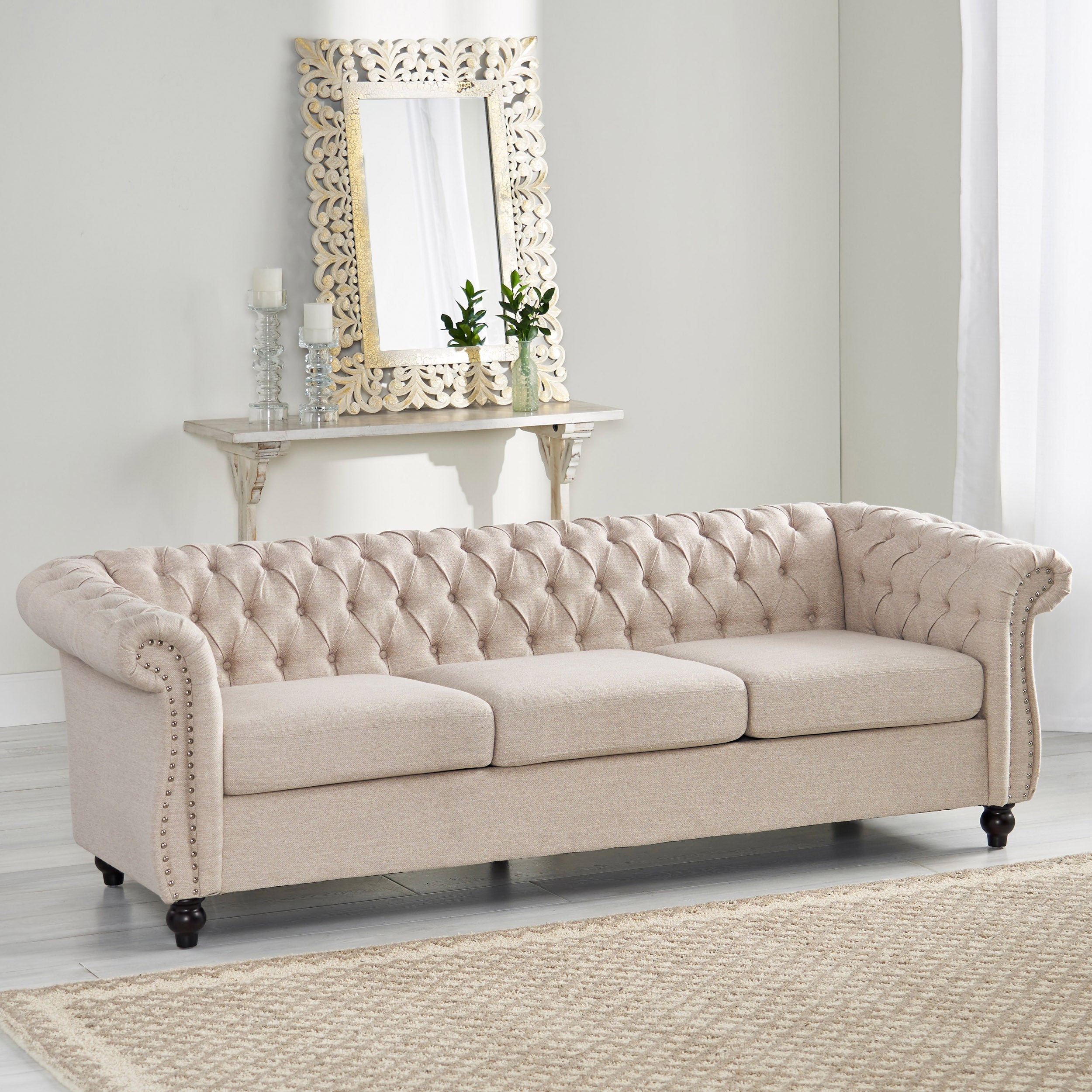 Chesterfield Style 3 Seater Sofa