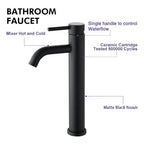 Single Hole Single Handle Bathroom Sink Faucet