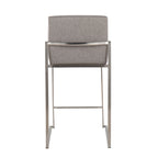 Contemporary High Back Counter Stool
