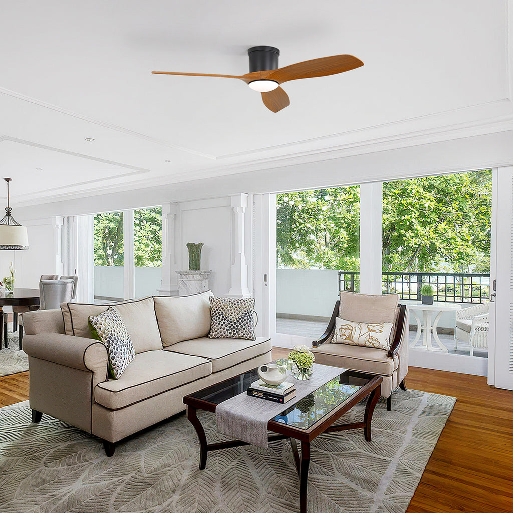 52-Inch Smart Ceiling Fan With Light and Remote Control