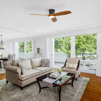 52-Inch Smart Ceiling Fan With Light and Remote Control