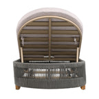 Outdoor Acacia Wood Patio Adjustable Lounge Chair Set of 2