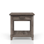 End Table with Storage Drawer & USB Ports