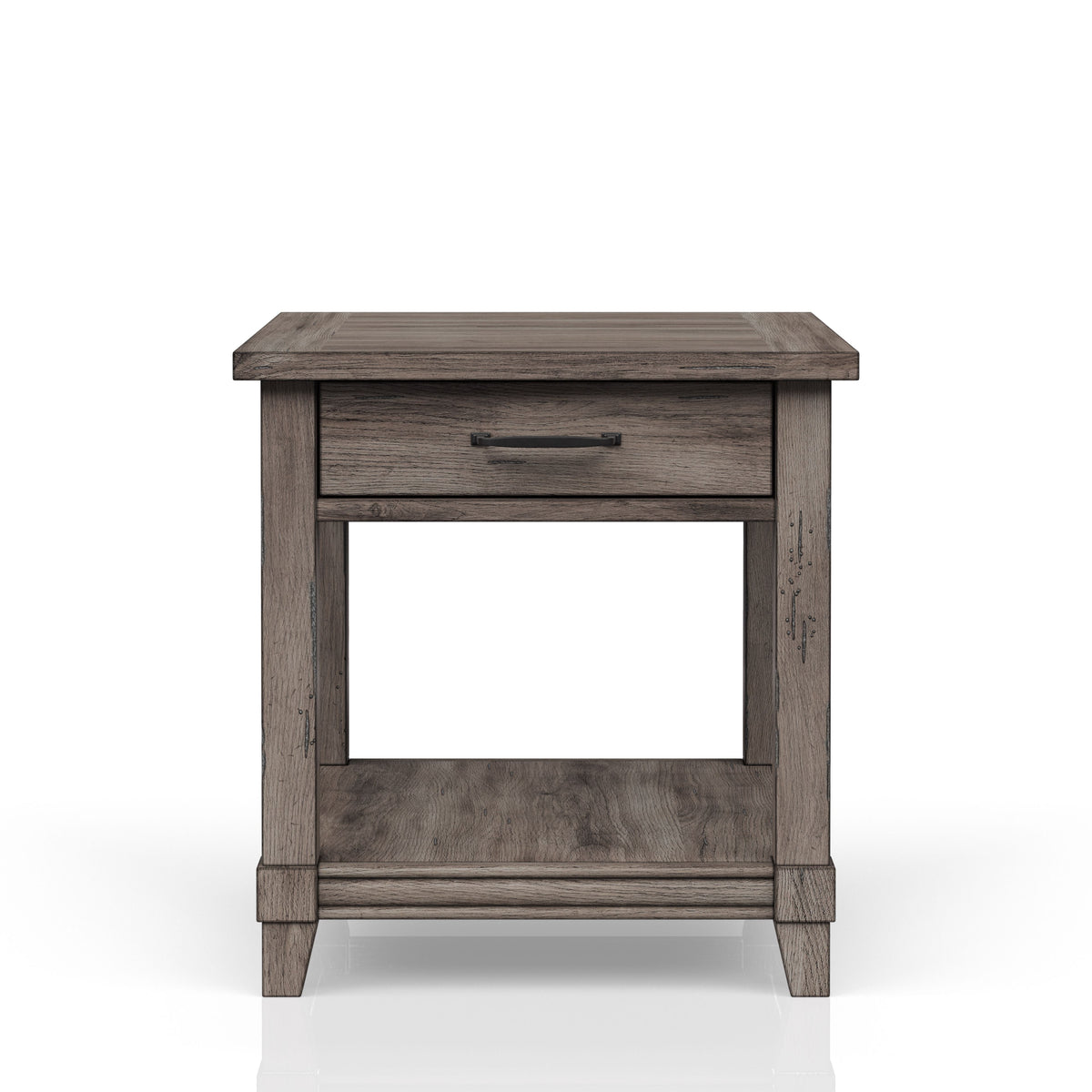 End Table with Storage Drawer & USB Ports
