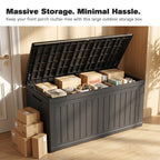 260 Gallon Large Outdoor Storage XXL Deck Box