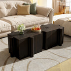 Puzzle Art Side Table, Modular Concave Edge MGO Table