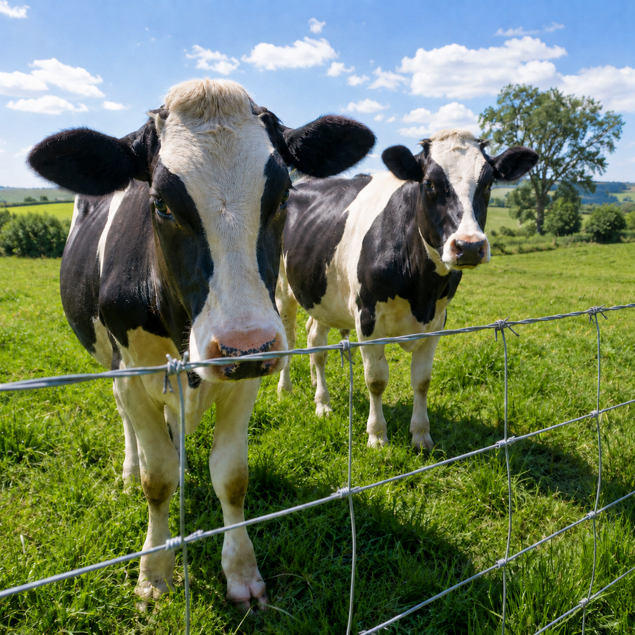 Farm Livestock Fence, 5.9" x 328FT Galvanized Iron Wire