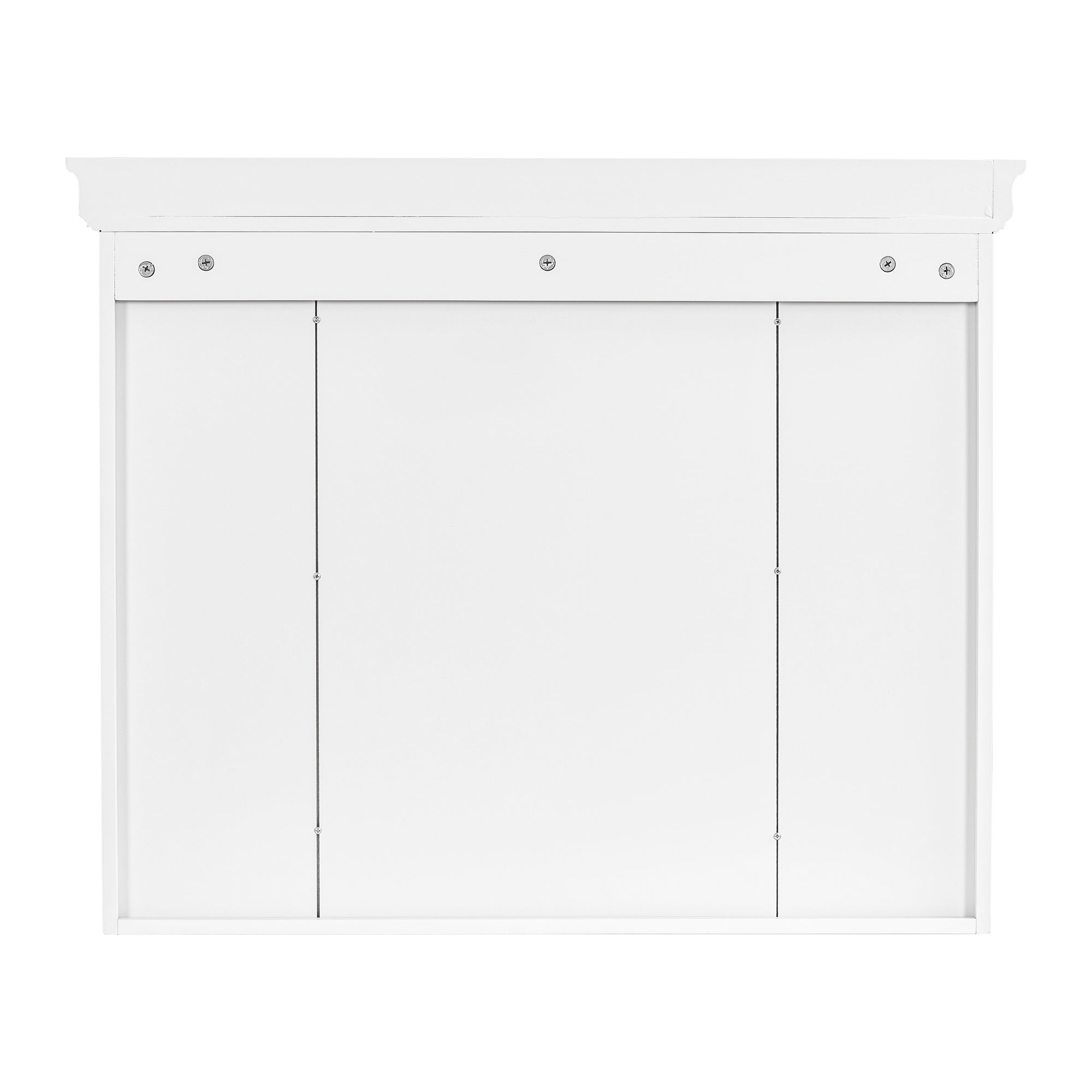 35" x 28" White Wall Mounted Bathroom Storage Cabinet