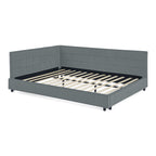 Queen Size Upholstered Tufted Bed Frame
