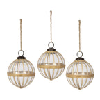 3.2" X-Mas Hanging Ornament, Set of 3