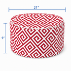 Outdoor Inflatable Ottoman 21"x21"x9"