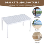 Summer 55 Inch Modern Long Table